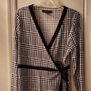 Faux wrap dress
